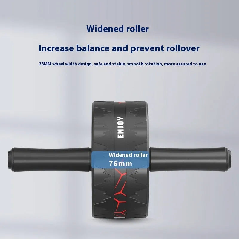 Abdominal wheel fitness roller in flame red, blue, or red and black colours for core training.