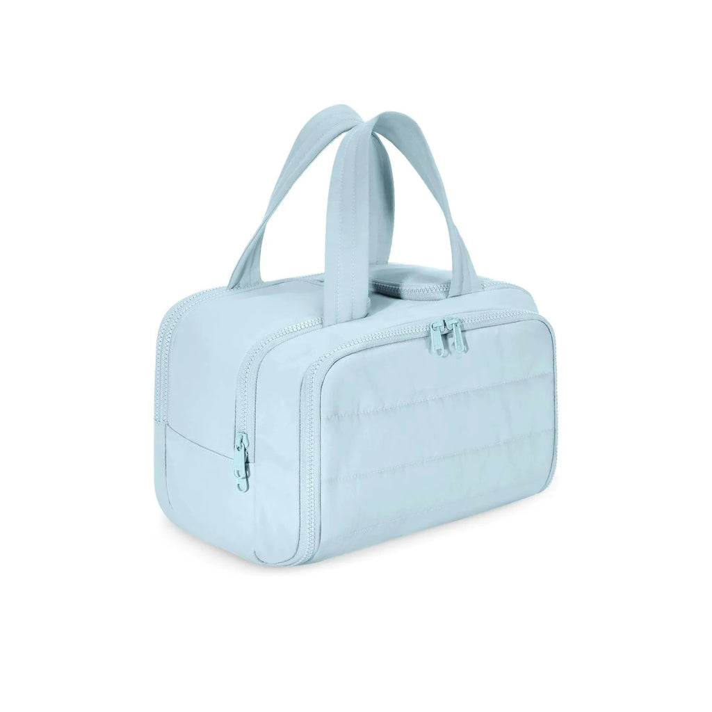 Large lightweight travel toiletry bag in a choice of colours with wide-open main compartment.