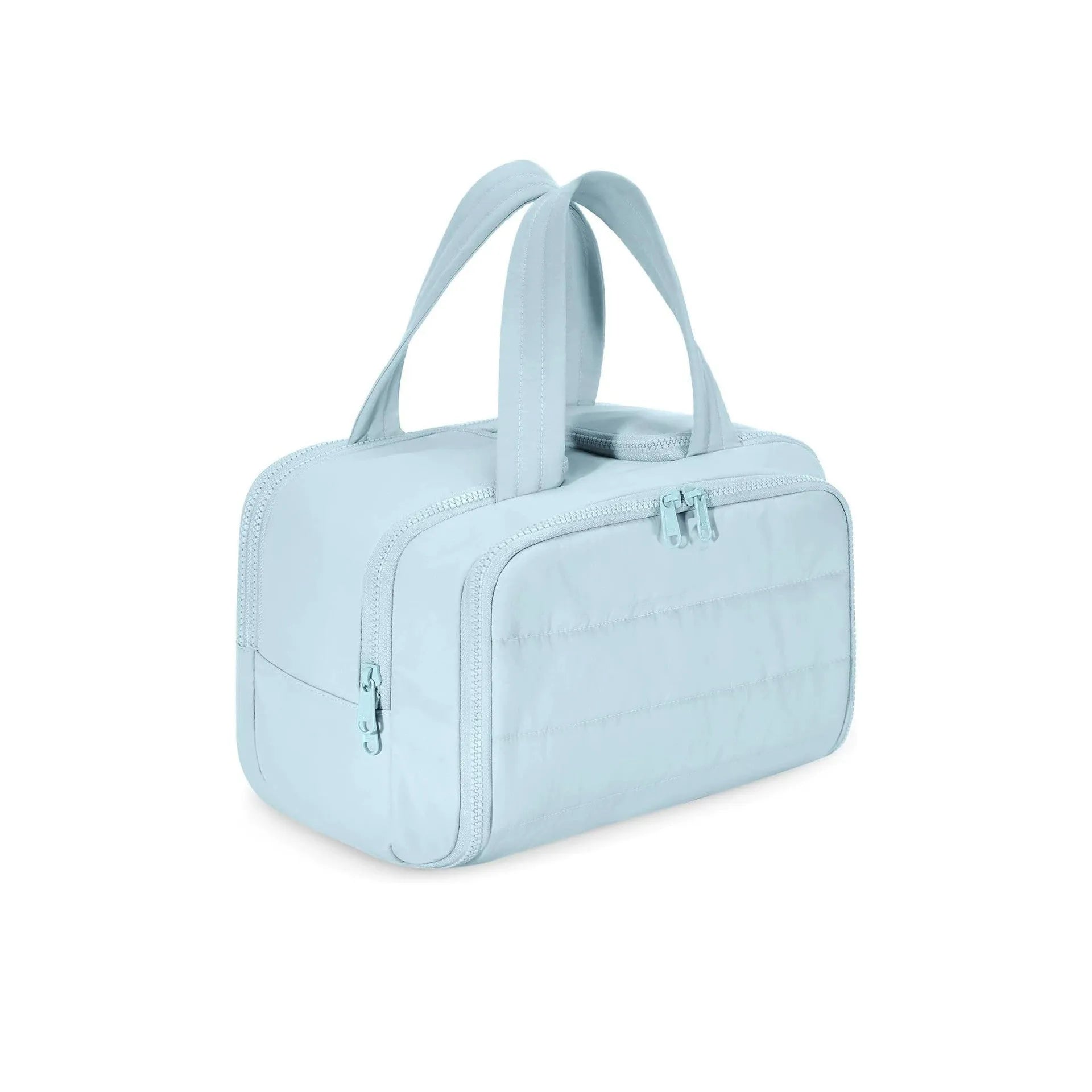 Large lightweight travel toiletry bag in a choice of colours with wide-open main compartment.