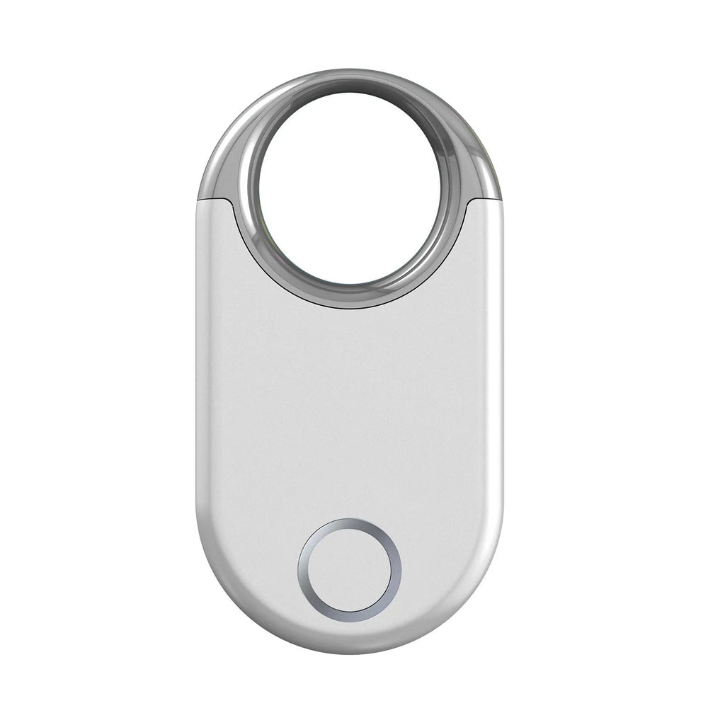 Black and white GPS tracking device for pets and children with USB charging port