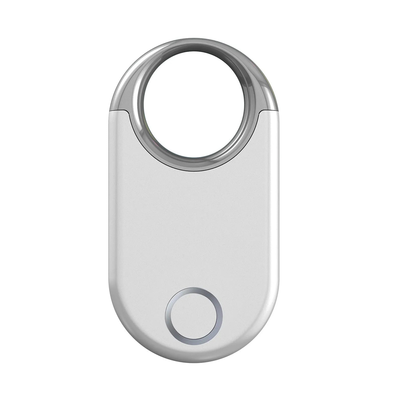 Black and white GPS tracking device for pets and children with USB charging port