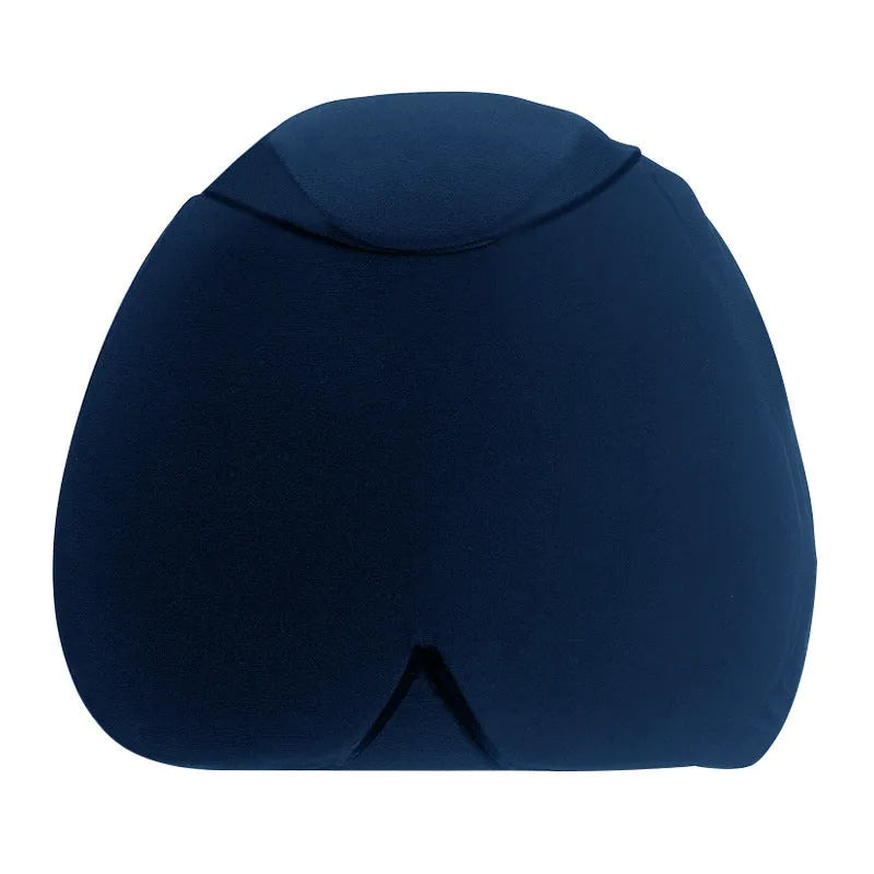 Solid colour cold compress head cap with fully enclosed design for cooling therapy