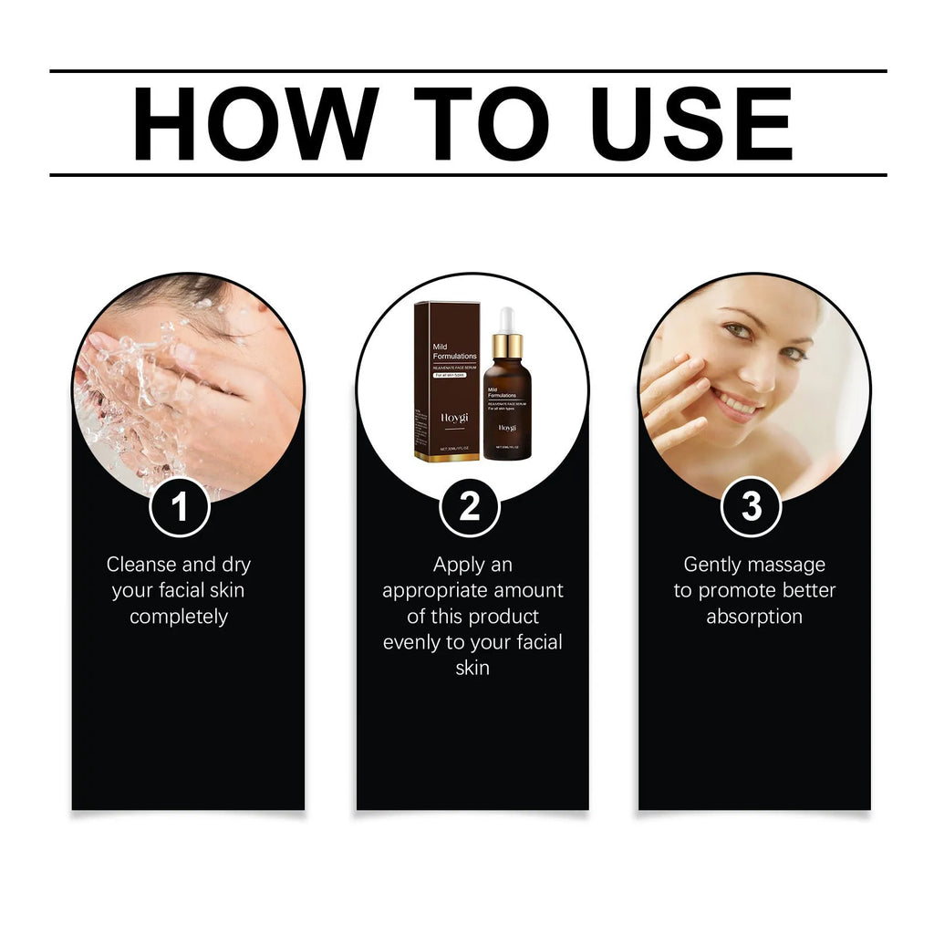 30ml bottle of facial skin care essence with nourishing and hydrating ingredients.