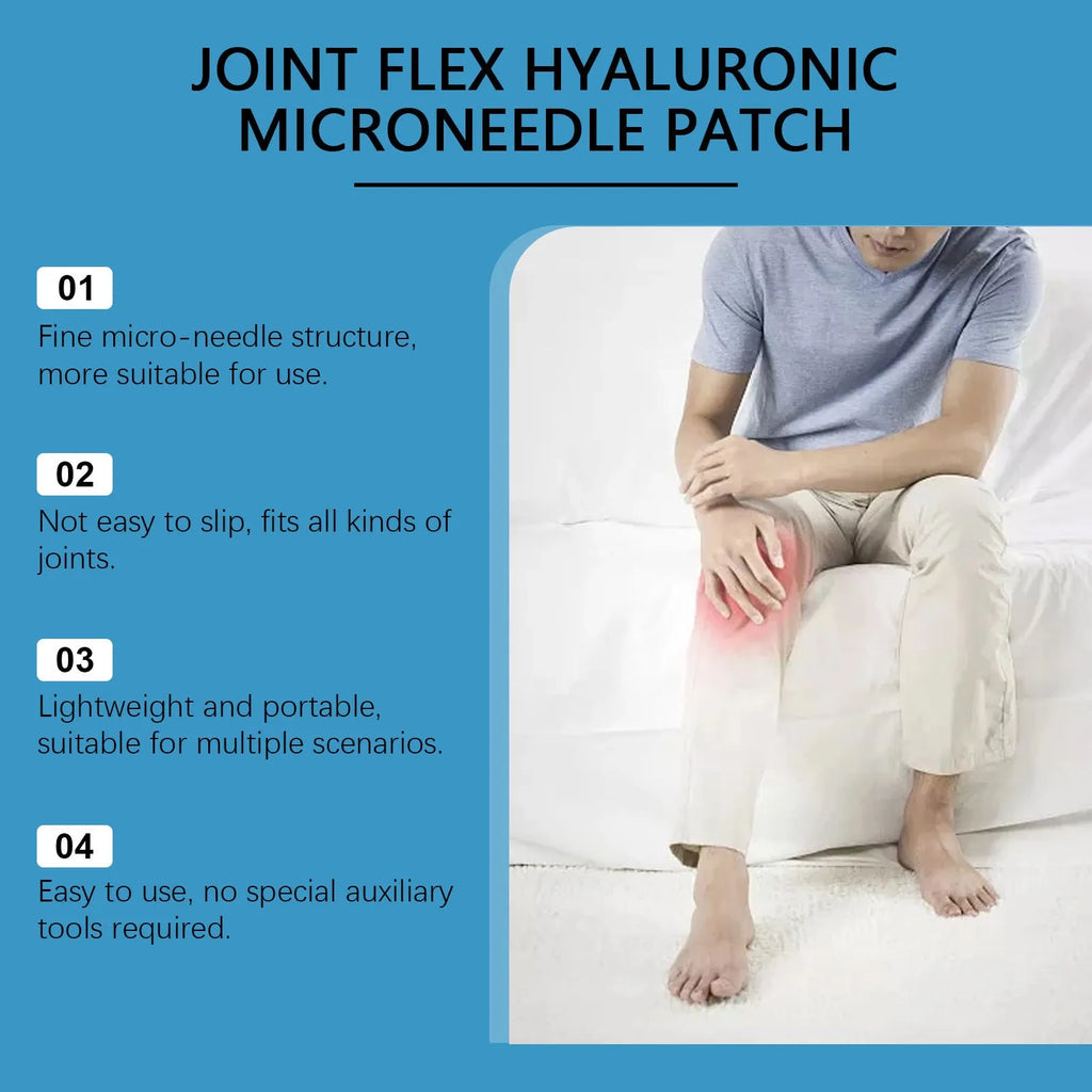 Four curcumin joint care microneedle patches for topical pain relief