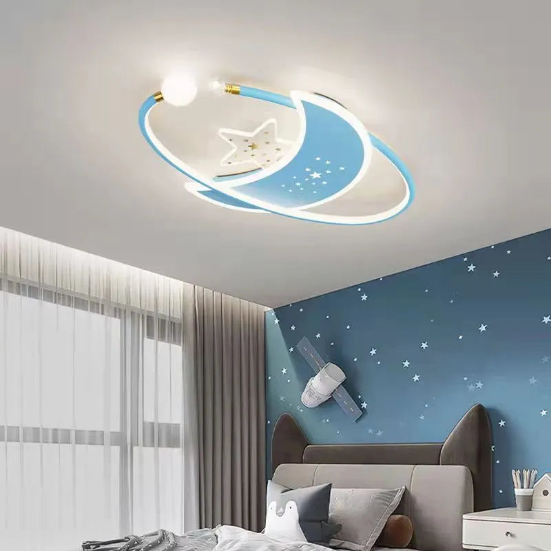 Moon XINGX cloud design ceiling lamp with adjustable lighting for children's rooms