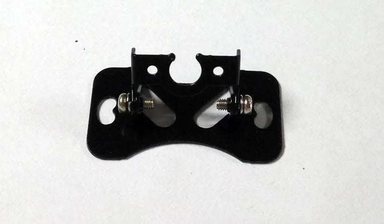 Black metal adjustable car camera mounting bracket with 120-degree rotation capability
