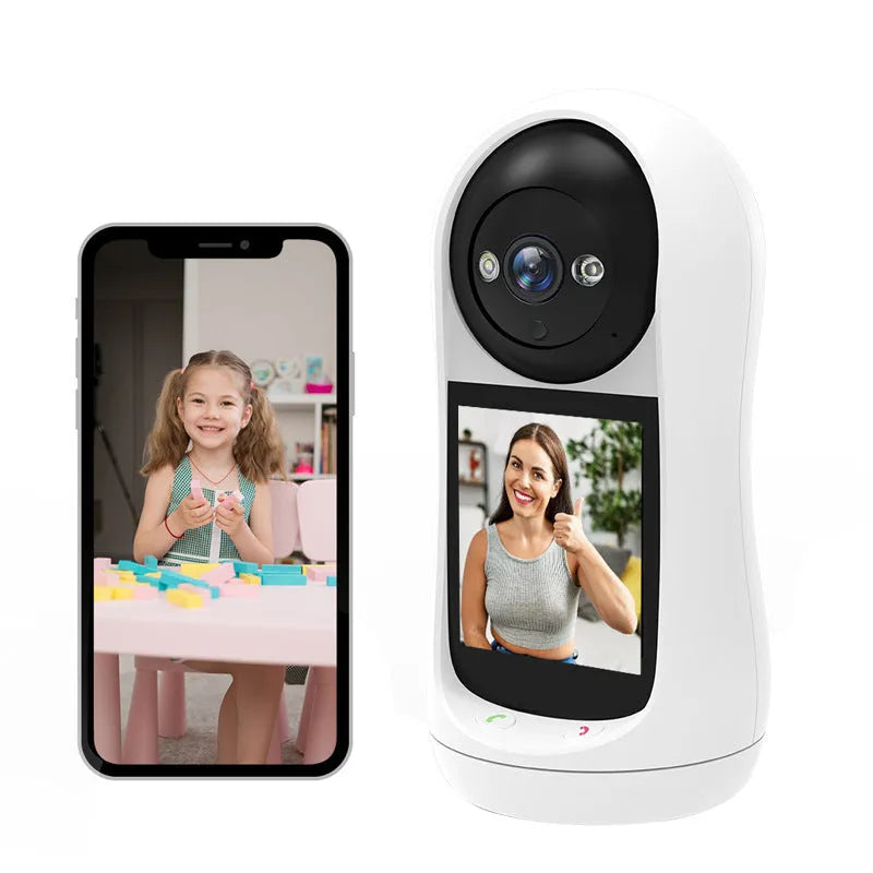 Bidirectional video call camera 1-inch ball machine indoor HD monitor with 2MP pixel option