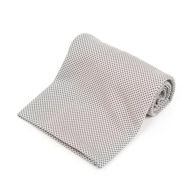 Cooling towel 30 x 90 cm microfiber mesh in blue, gray, green, purple or red for sports and fitness
