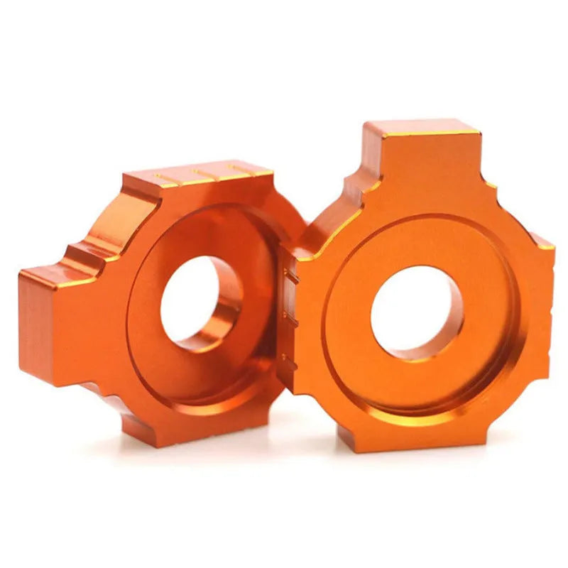 Orange KTM rear fork regulator screw pair for DUKE 200 390 990 modification