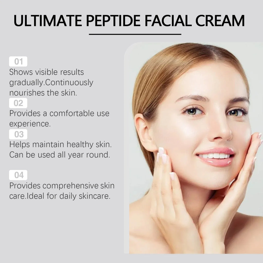 50g jar of deep nourishing facial cream with ceramide and peptides