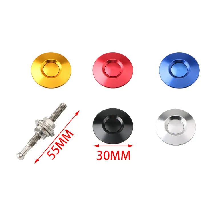 30mm aluminium engine cover lock in five colours for racing car modification