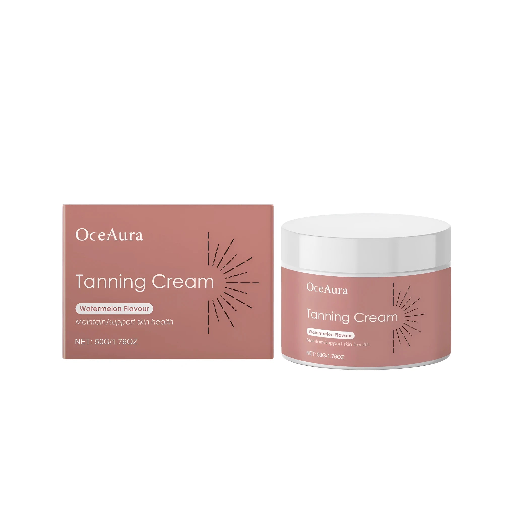 50g tube of tanning cream with walnut shell and watermelon extract for gradual sunless colour