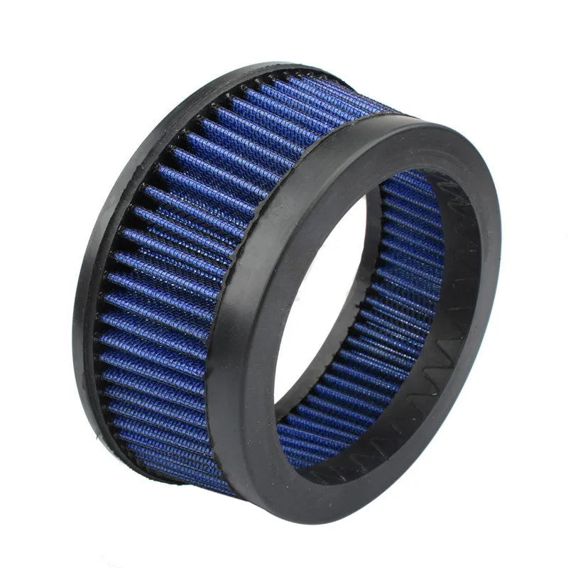 MP09-JJL aluminium car air filter in black, red, blue, or electroplated finish options.