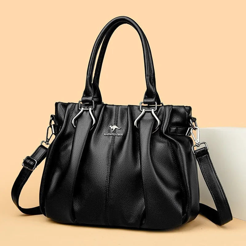 Ladies PU crossbody bag in milky white, grey, black, wine red, yellow and blue, horizontal square shape with single strap