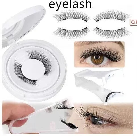 Magnetic suction false eyelashes Little Devil Supernatural Magnet Suit in mink material with white clip