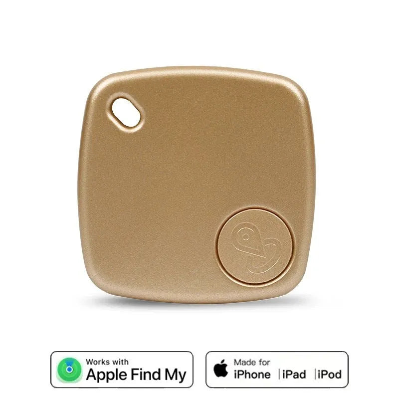 Bluetooth anti-loss keychain finder with lanyard, 38.2mm ABS locator in black, white, gold, silver, or rose gold