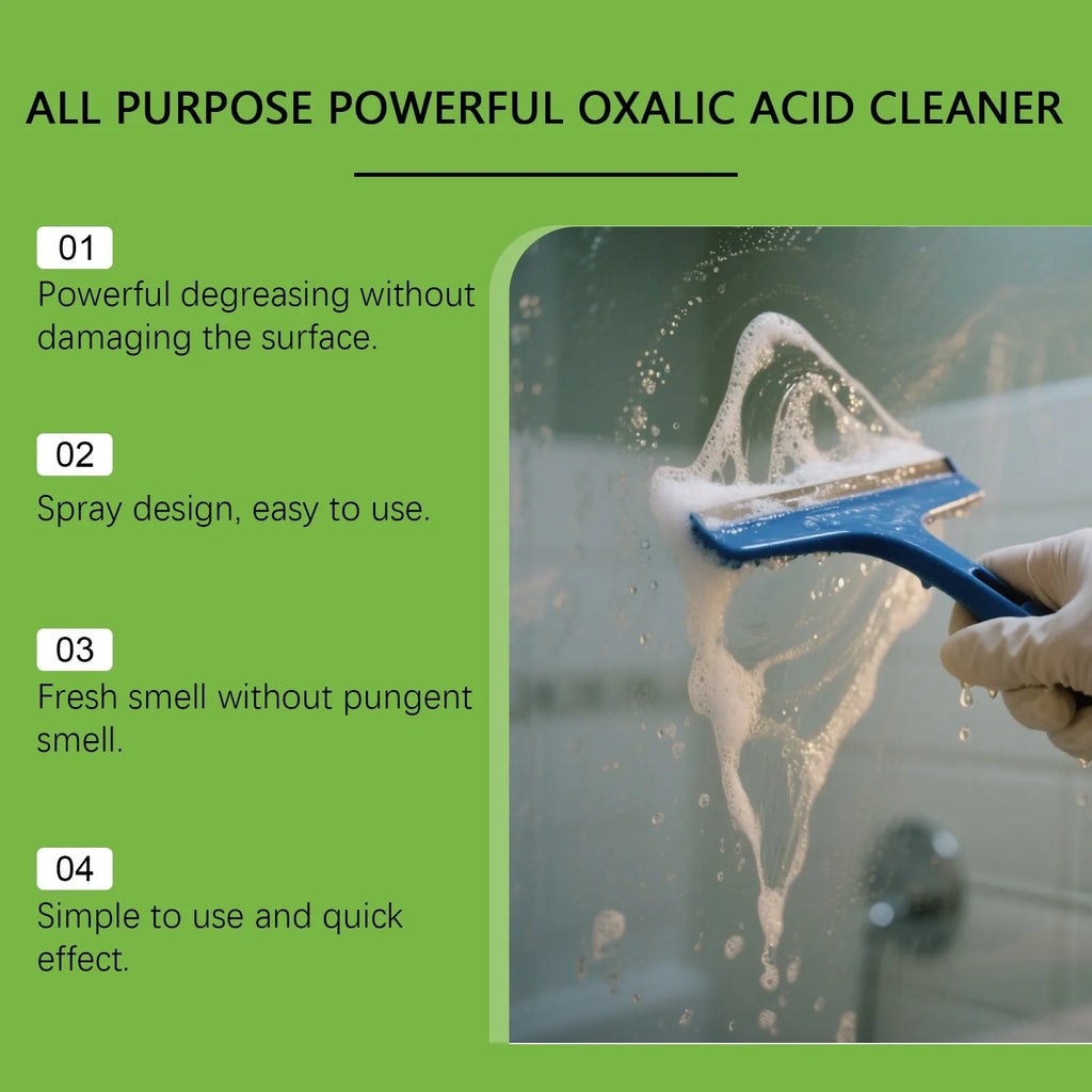 200ml multi-functional household grease cleaning spray in a white plastic bottle with blue trigger.