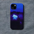 Glossy Fine Hole Niche Art Phone Case for Apple iPhone 15 14 13 12 11 Pro Max Plus Mini Hard Shell Protective Cover Compatible with Multiple iPhone Models Trendy Fashion Design