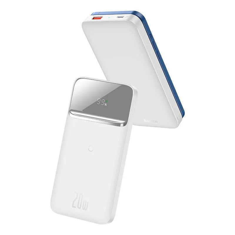 Baseus blue magnetic wireless 10000mAh power bank with 20W fast charging output