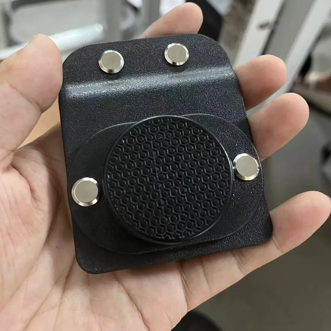 Household magnetic tool bracket hook in belt magnetic suction finish mounted on wall holding metal tools