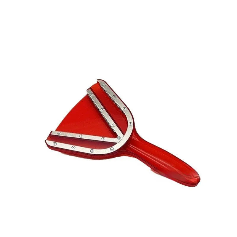 Adjustable telescopic plastic bottle opener with a non-slip handle in red, clear, and grey colour options.