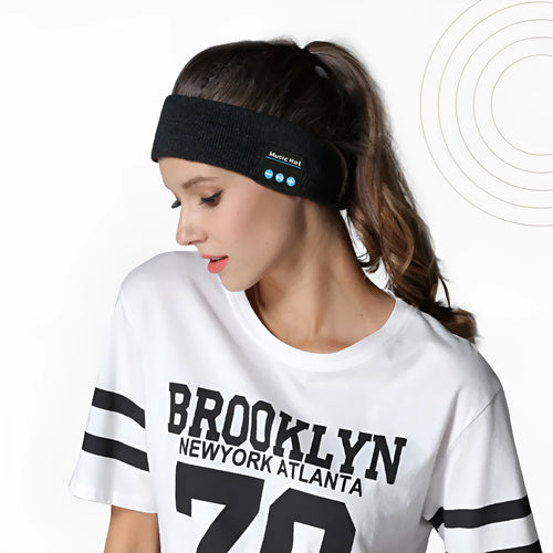 Bluetooth 5.4 sports headband in three colour options with washable design