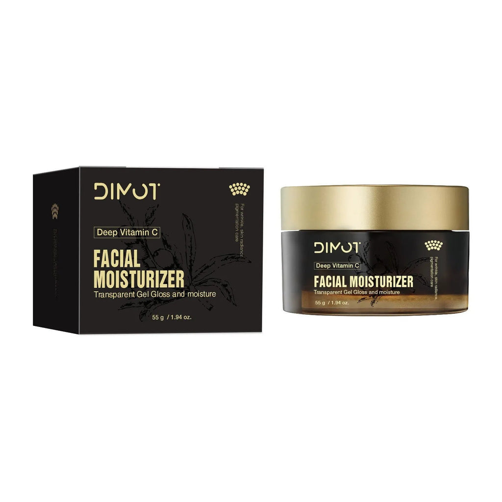 Deep Dimension C Moisturising Facial Cream 50ml bottle with cream texture visible