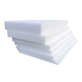 Large white rectangular EPE pearl cotton foam board showing its thickness and smooth surface