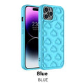 Hand Oil Three-Dimensional Cloud Phone Case TPU Embossed Shockproof Cover for iPhone 11 12 13 14 Pro Max Anti-Fingerprint Japanese Korean Style