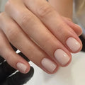 Plastic nail art set in solid colour MY119, a cute style fashion accessory for ladies.