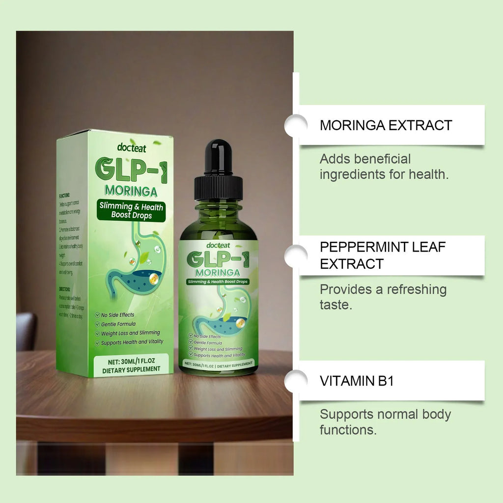 30ml Vitamin B1 discomfort support supplement droplet bottle with Traditional Chinese Medicine extracts