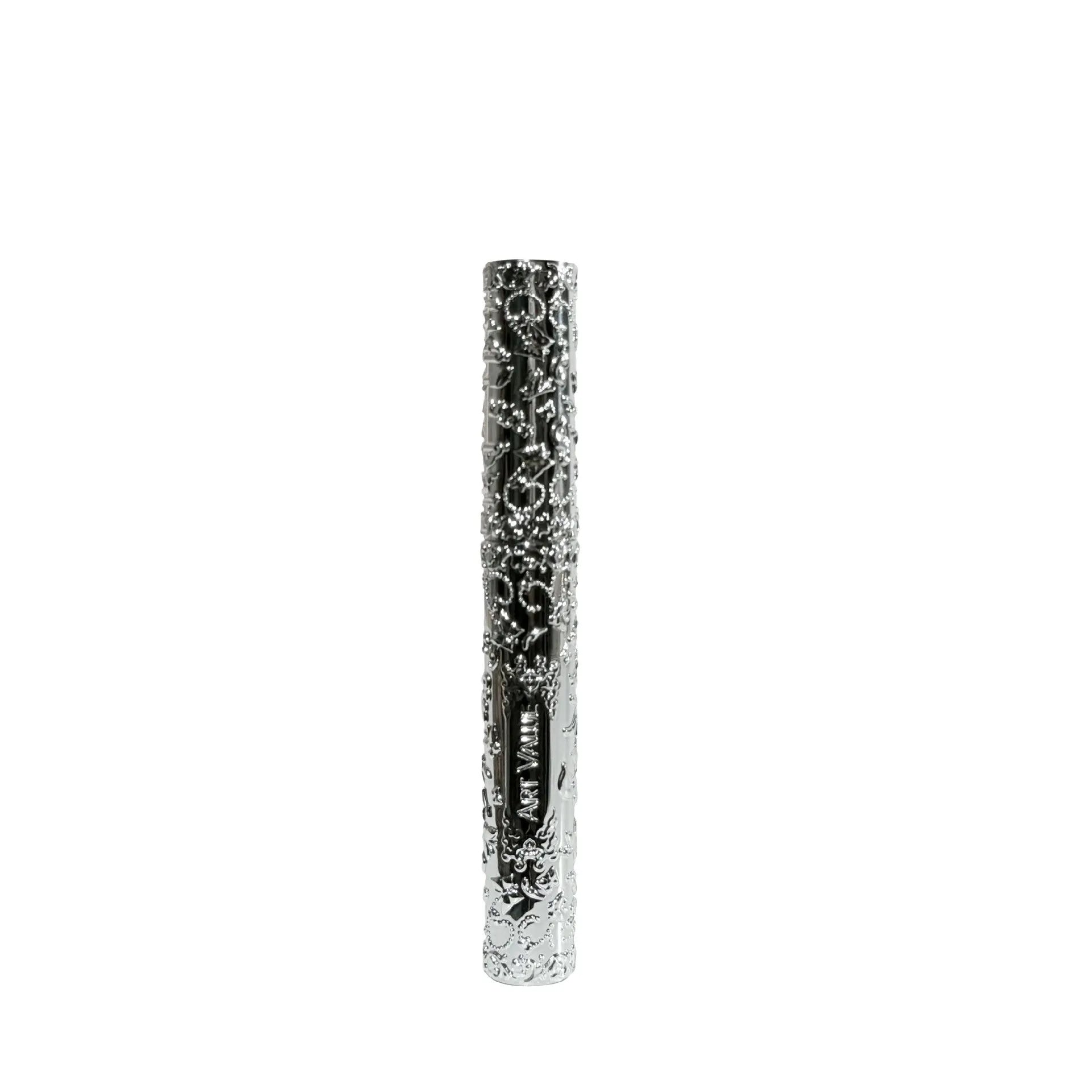 Velvet Mist Lip Mud Matte Lipstick tube showing six shade options from rose to brown.
