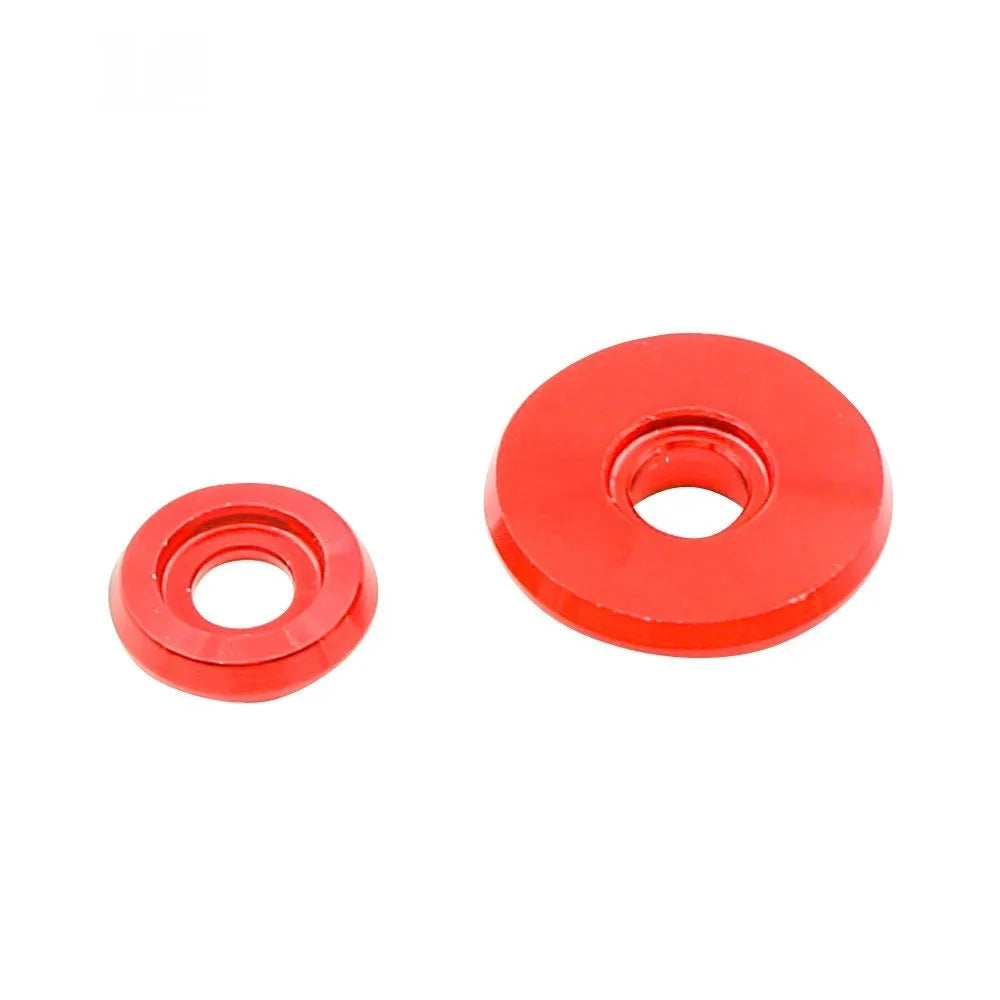 Honda Civic K Series aluminium engine gasket kit in silver, red, blue, and black colours.