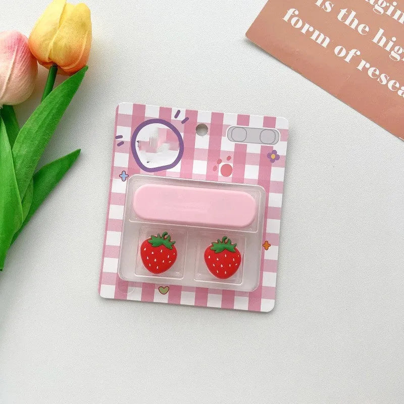 Cartoon style plastic magnetic cable fixer for desktop organisation