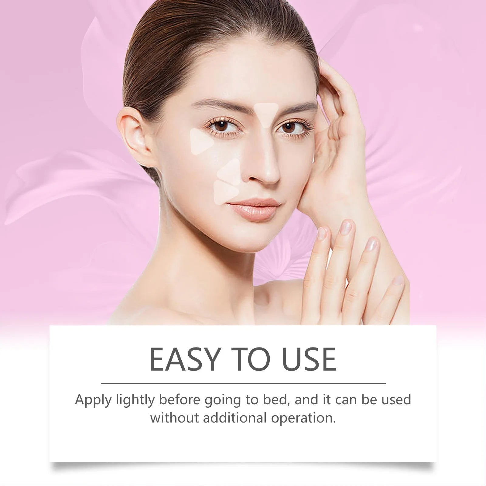 Facial skin fine lines nursing adhesive bandages pack with 144 hyaluronic acid patches