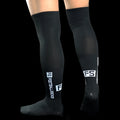 Anti-slip knee-length football socks in polyester, available in ten colours, one pair.