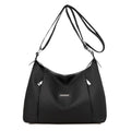 Oxford cloth women's crossbody shoulder bag, horizontal square shape, single strap, available in red, purple, blue, black