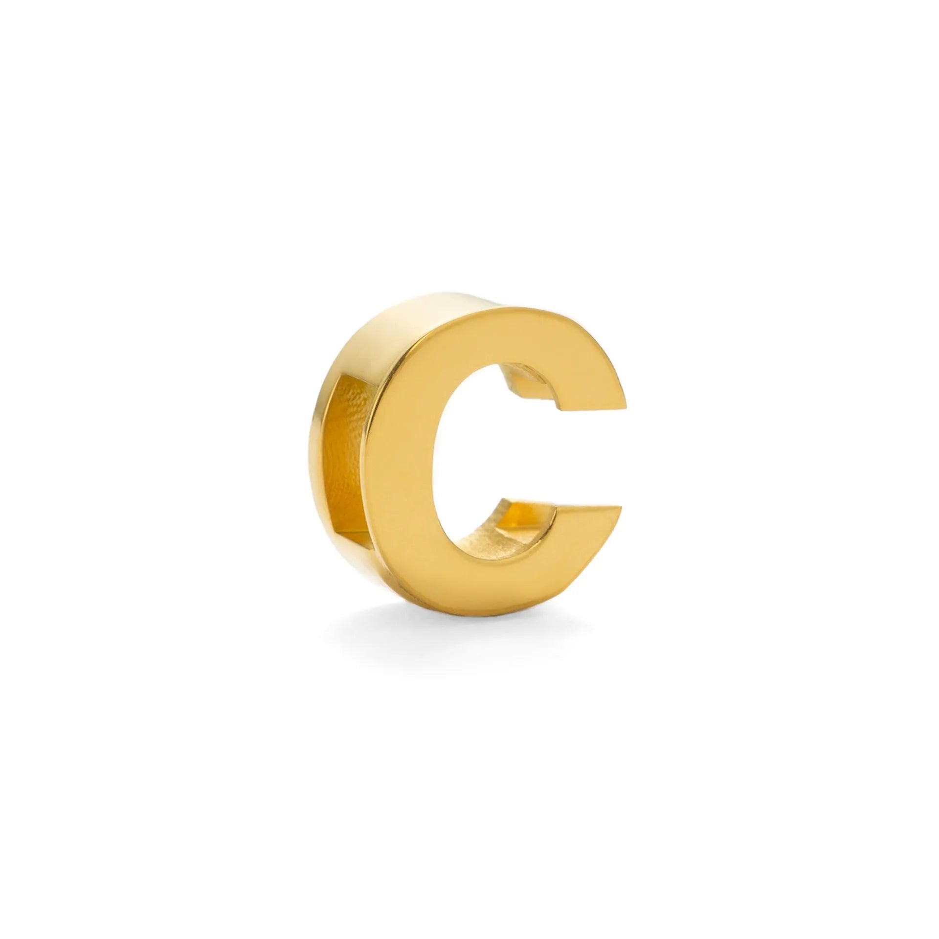 Titanium steel number letter necklace with 40.5cm chain and electroplated gold or silver finish