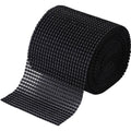 Hollow netty diamond steel drill trim roll, electroplated plastic resin, 10 yards, 24 rows single 4mm, 21 colours