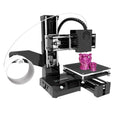 K9 Mini 3D printer in black or blue colour with compact 100mm build area for educational toy printing