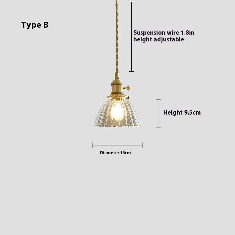 American retro style small droplight pendant light in a choice of six colours