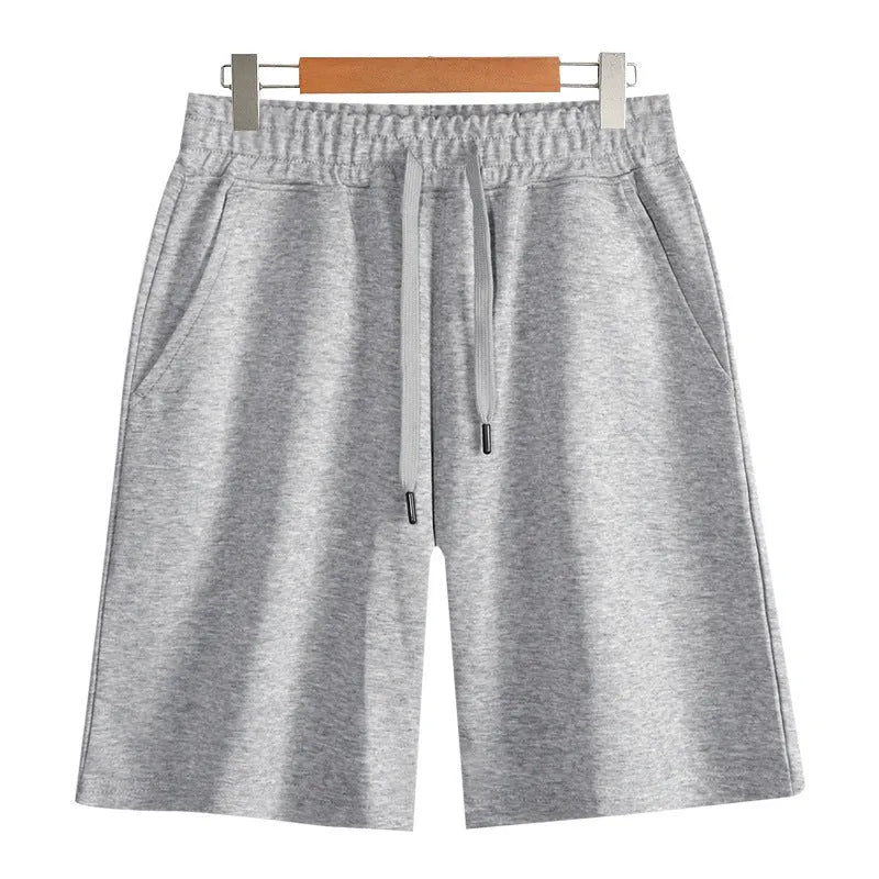 Cotton straight cut sports shorts in multiple colours with micro-elastic fabric for summer wear