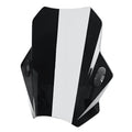 Glass motorcycle windshield for Honda Kawasaki Yamaha Ducati street bike in black 40x40x10cm