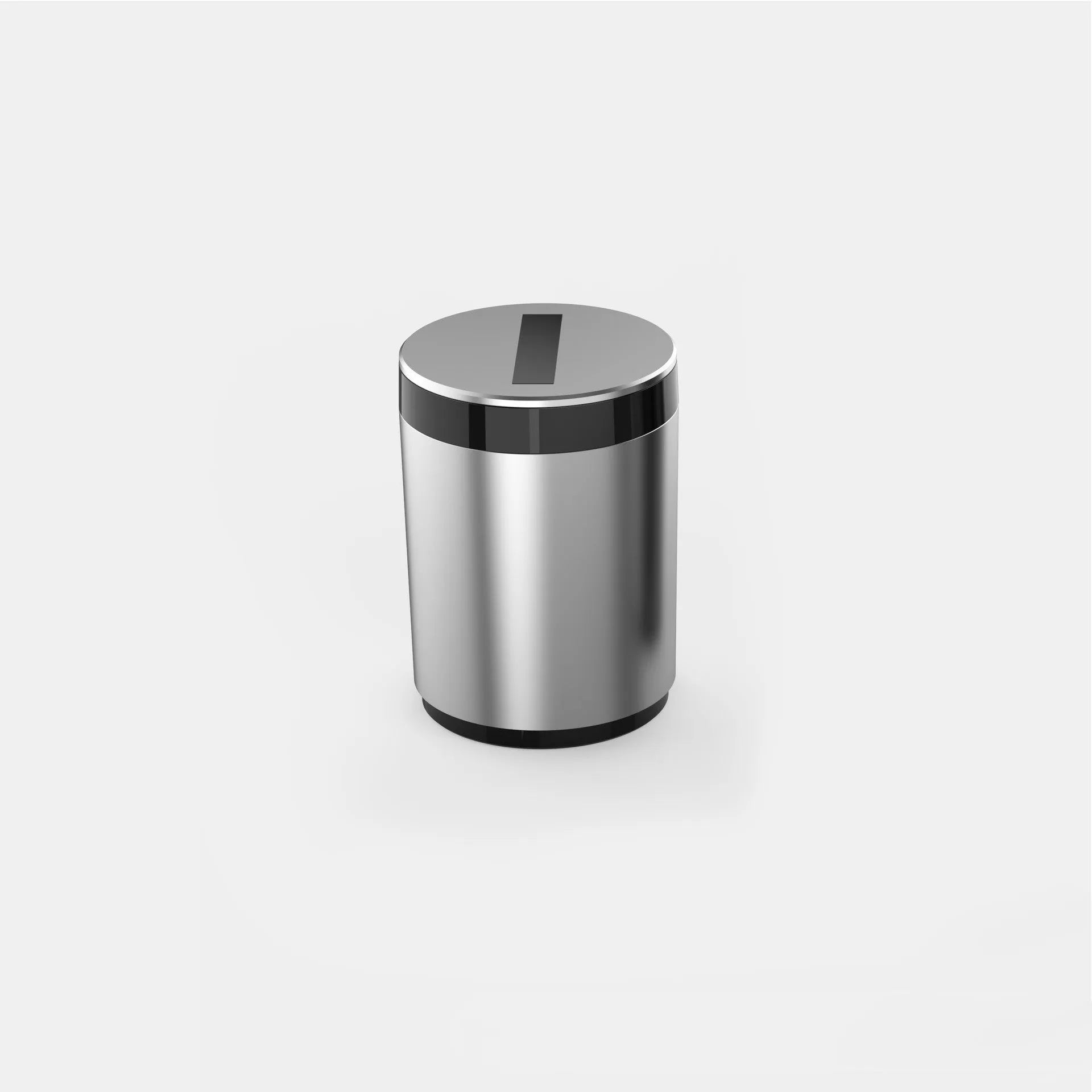 Automatic car ashtray measuring 7x10cm in gun grey or secret silver with built-in battery