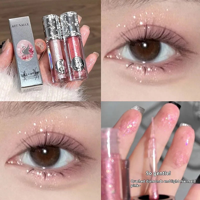 Ballet liquid eye shadow bottle in one of five shades: Star Man Sakura Field, Doll Logs, Butterfly Paradise, Nutcracker, or Pillow Fairy Tales.