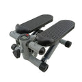 Silver grey hydraulic pedaller machine for home waist slimming and cardio exercise