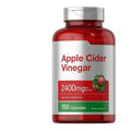 Bottle of 150 apple vinegar health capsules dietary supplement tablets