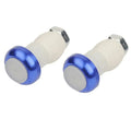 Aluminium alloy bicycle handle blocking light in black, red, blue, silver or gold with white rubber lampshade