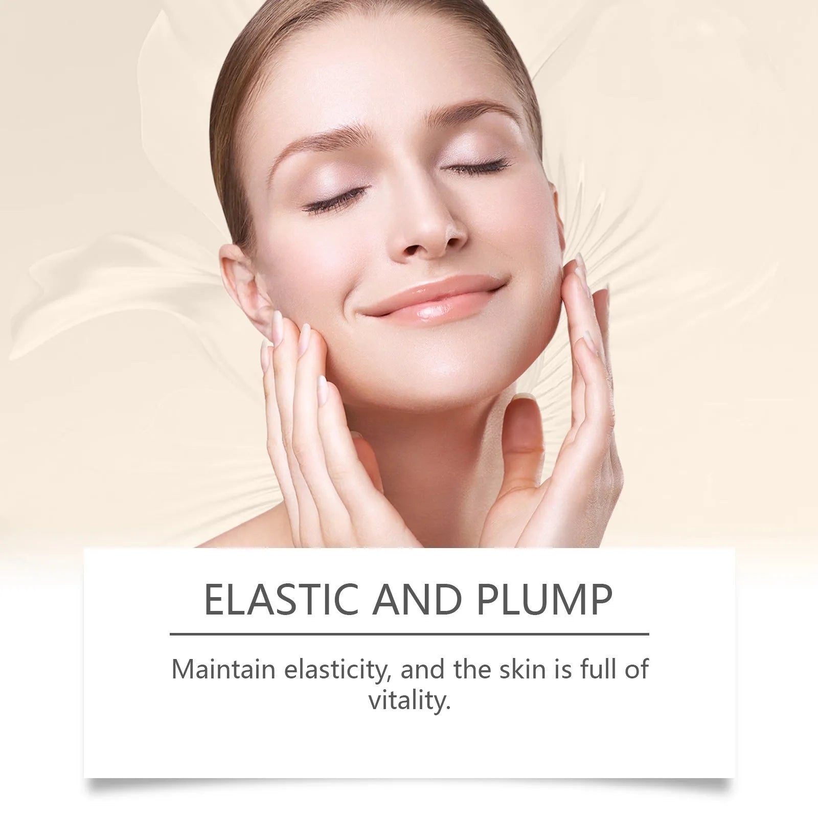 30ml bottle of collagen firming facial serum with hyaluronic acid.