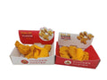 Chicken wing drumstick eraser in roast wing colour, TPR writing correction eraser, 4cm size
